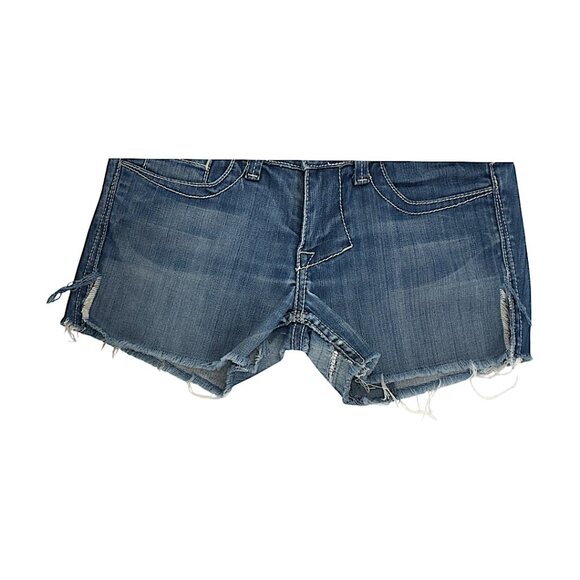 William Rast Belle Flare Cut-Off Jean Shorts – Women’s 26 - Picture 5 of 8
